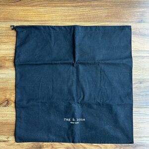 Rag & Bone Black Fabric with Logo